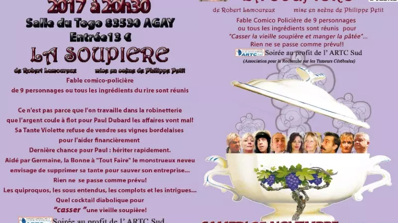 Théâtre humour "La Soupière" à Agay