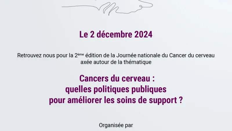 Le 2 décembre - 2ème Journée du Cancer du Cerveau