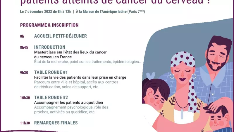 Journée Nationale du Cancer du cerveau - le 7 décembre 2023