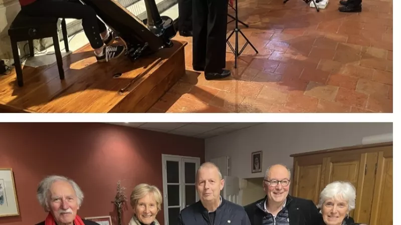 Remise de chèque par le Rotary Club de Gardanne