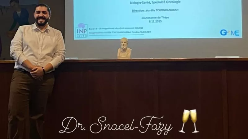 Félicitations à Emmanuel Snacel-Fazy