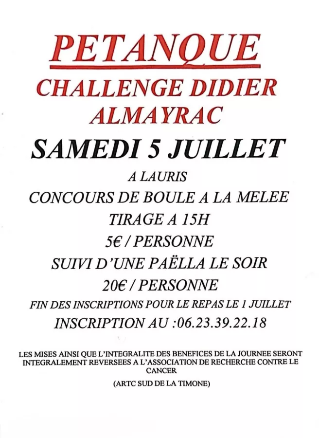 5 juillet à Lauris
