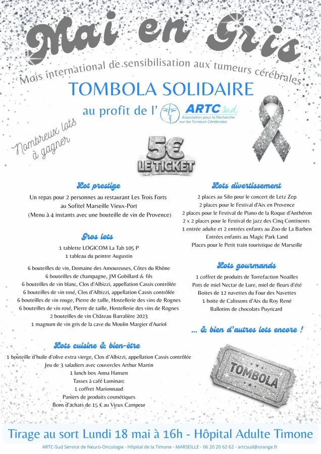 Tombola Mai en gris