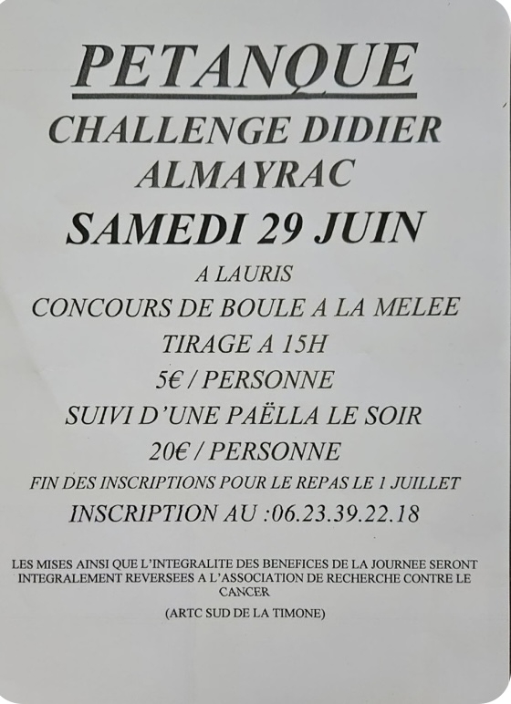 Le 29 Juin à Lauris