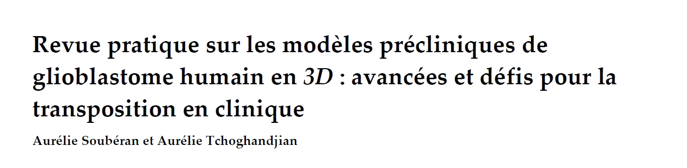 Pulication d'un nouvel article de recherche
