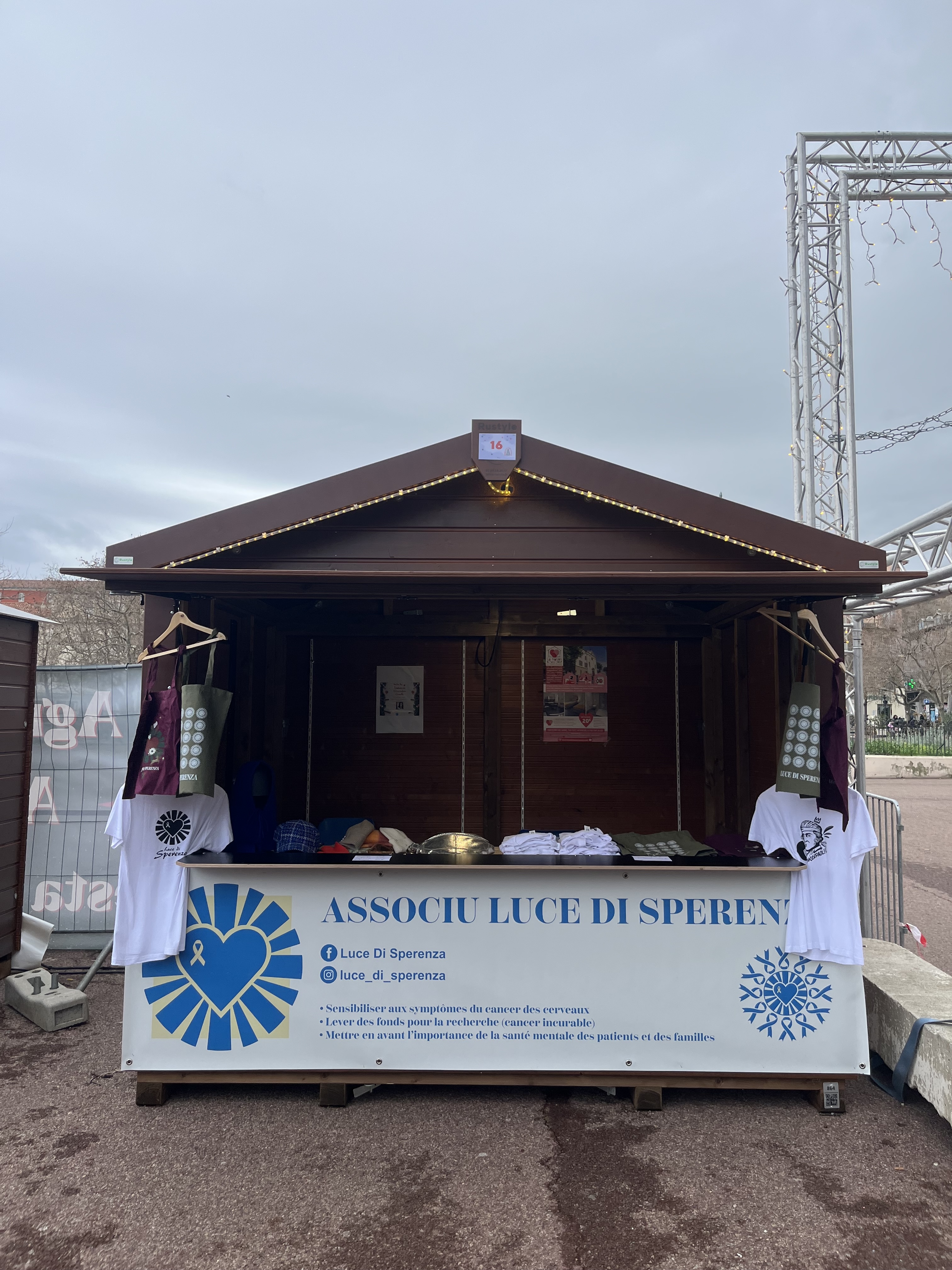 Soutien de l'Association Luce Di Sperenza