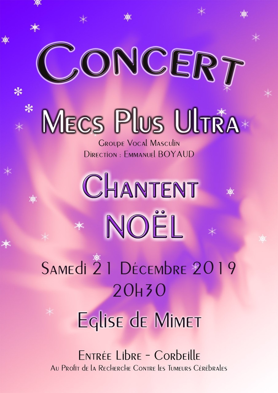 Concert MECS PLUS ULTRA à MIMET (21-12-2019)