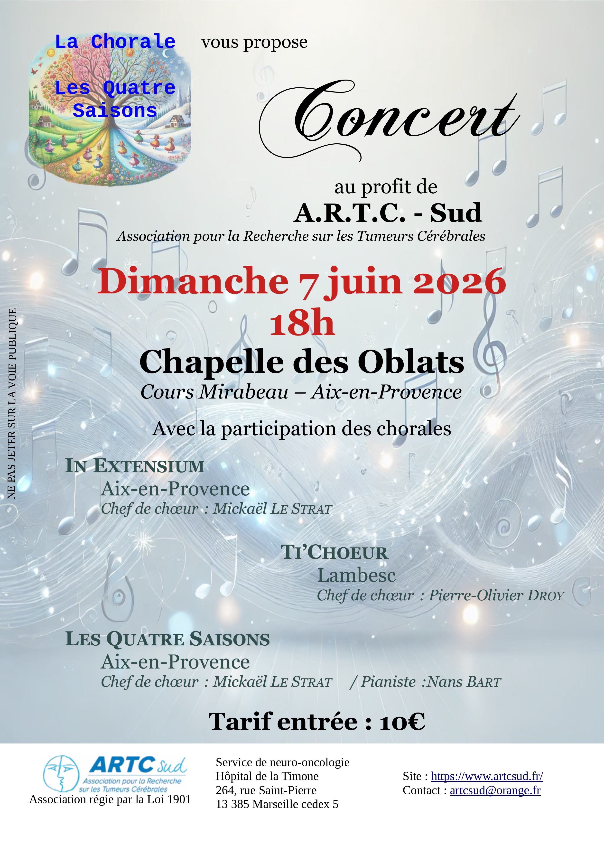 Concert le 7 juin