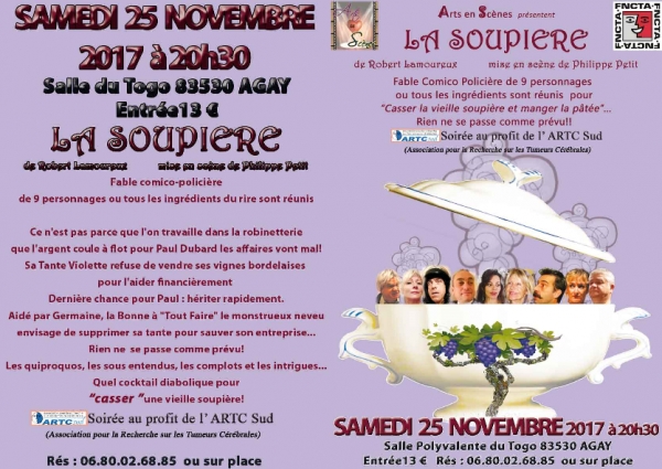 Théâtre humour &quot;La Soupière&quot; à Agay