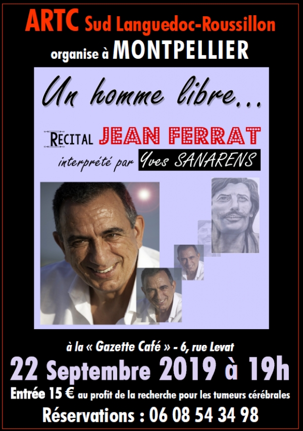 Récital Jean Ferrat à Montpellier (22-09-2019)