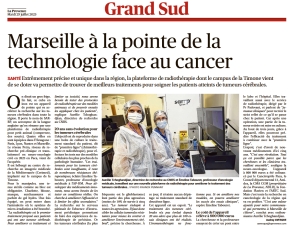 Marseille à la pointe de la technologie contre le cancer.