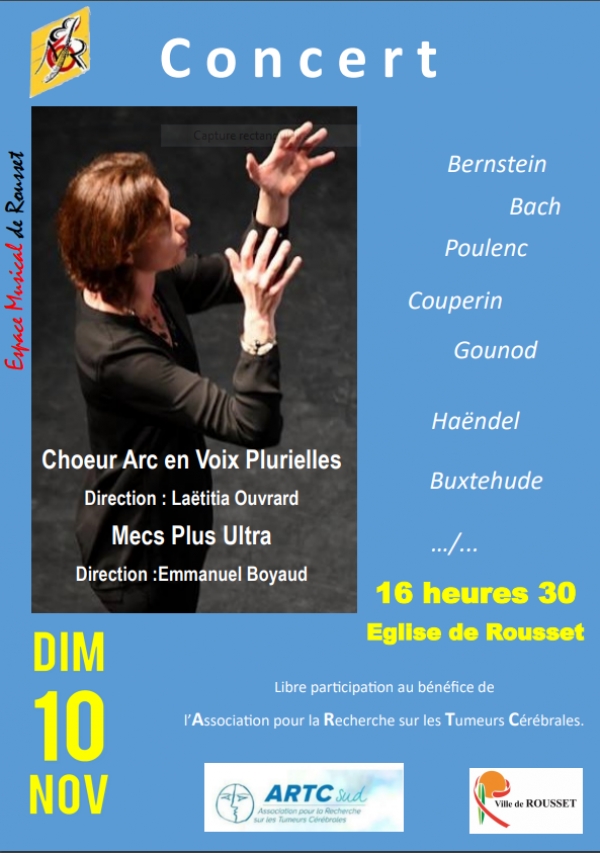 Concert ARC EN VOIX / MECS PLUS ULTRA à ROUSSET