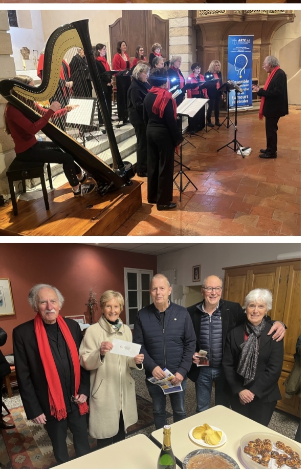 Remise de chèque par le Rotary Club de Gardanne