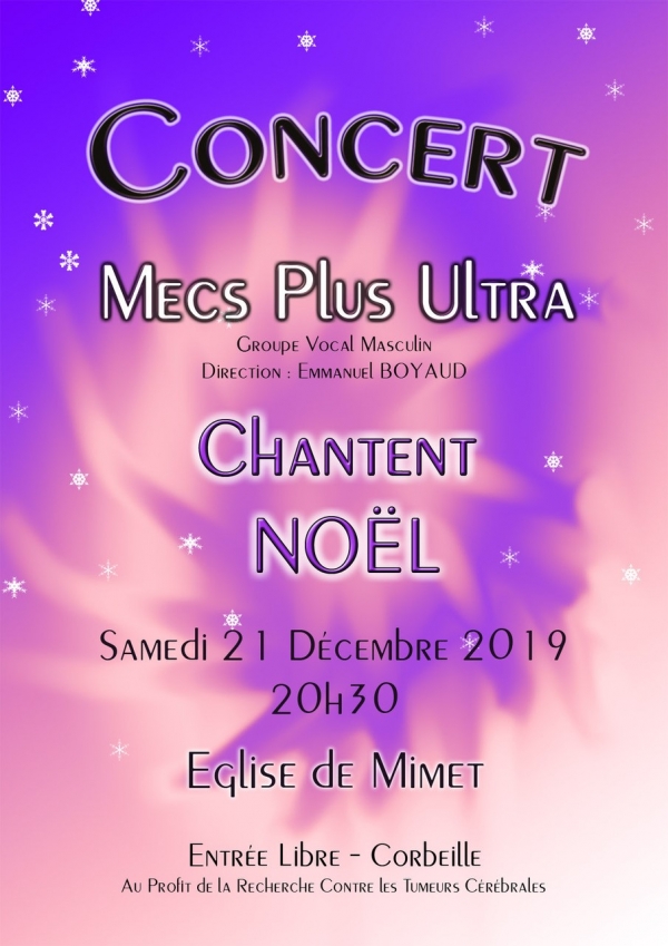 Concert MECS PLUS ULTRA à MIMET (21-12-2019)
